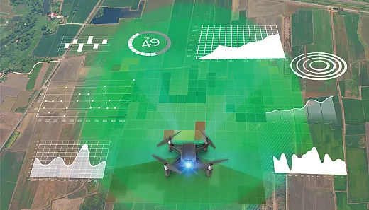 In general, farms make great candidates for ML because of the immense amount of data that can be collected each year, making them sources of âbig data.â Photo courtesy of Adobe Stock/Monopoly919. 
