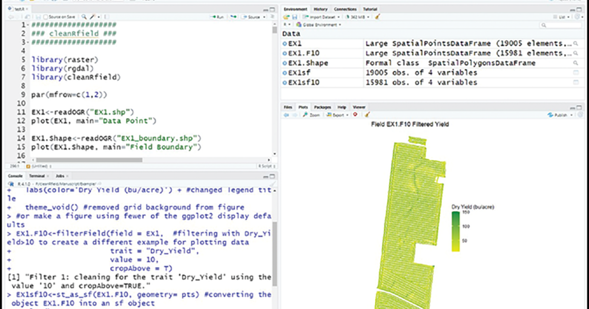 New free tool processes yield estimates more efficiently | Science ...
