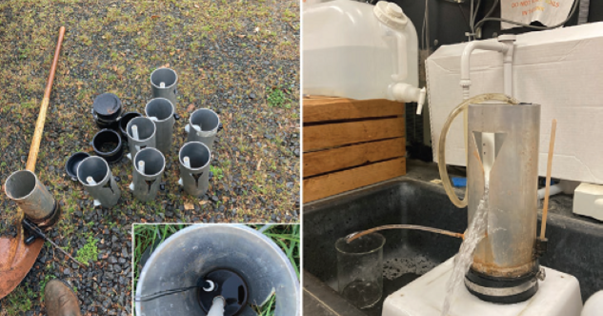 A Simple Water Sampler for Runoff Measurement Systems | Science Societies
